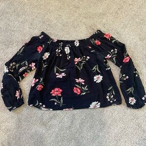 Hollister Floral Blouse